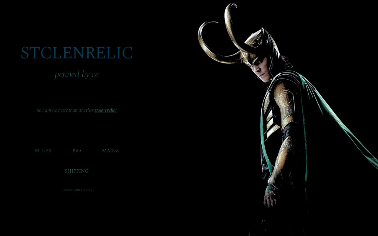Loki Kin Carrd Loki